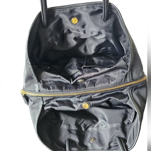 Agnes b. Voyage black nylon with the leather detailing Hobo bag medium size. - Picture 5 of 7